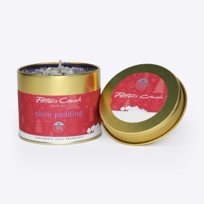 Potters Crouch - Candle Tin - Plum Pudding
